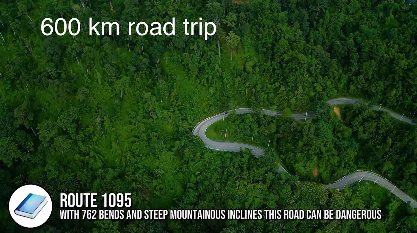 Mountain road on the Mae Hong Son Loop