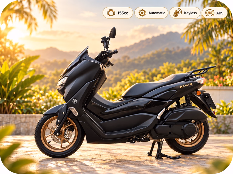 Yamaha NMAX 155 scooter for rent in Chiang Mai